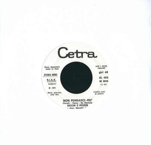 Disco giri ricchi - ,