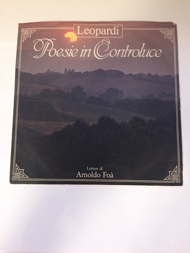 Leopardi poesie controluce - poesie,