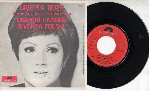 Orietta berti disco giri - disco, 45